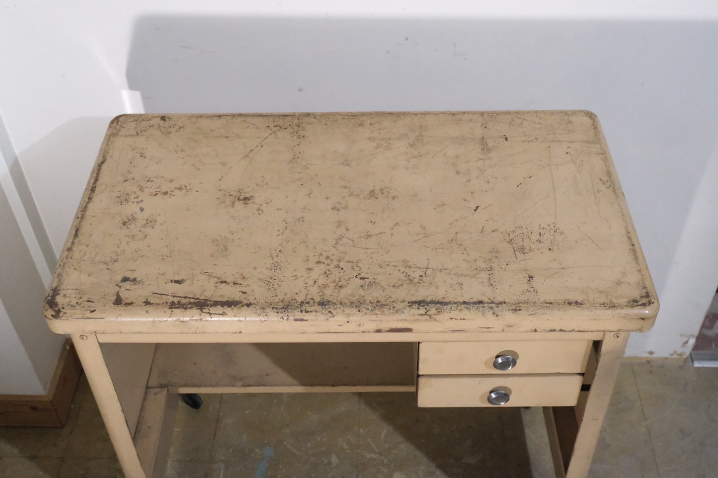 【USA vintage】ビンテージ ワークデスク ベージュ