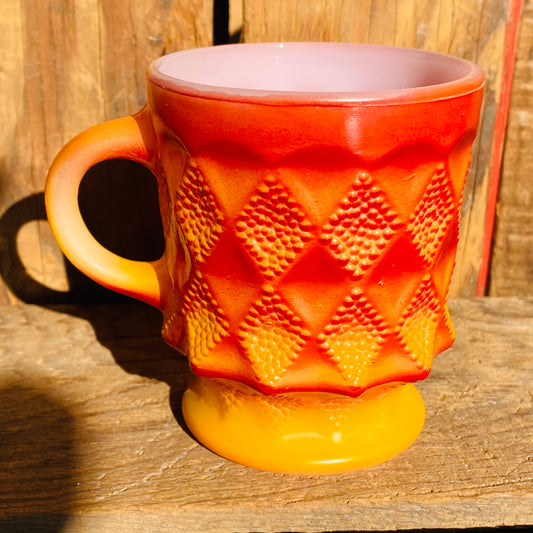 【70’s USA vintage】Fire King キンバリー (オレンジ)