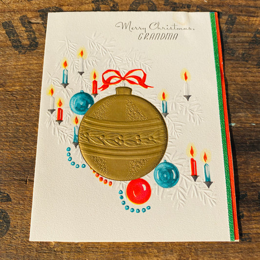 【USA vintage】クリスマス メッセージカード④