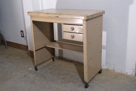 【USA vintage】ビンテージ ワークデスク ベージュ