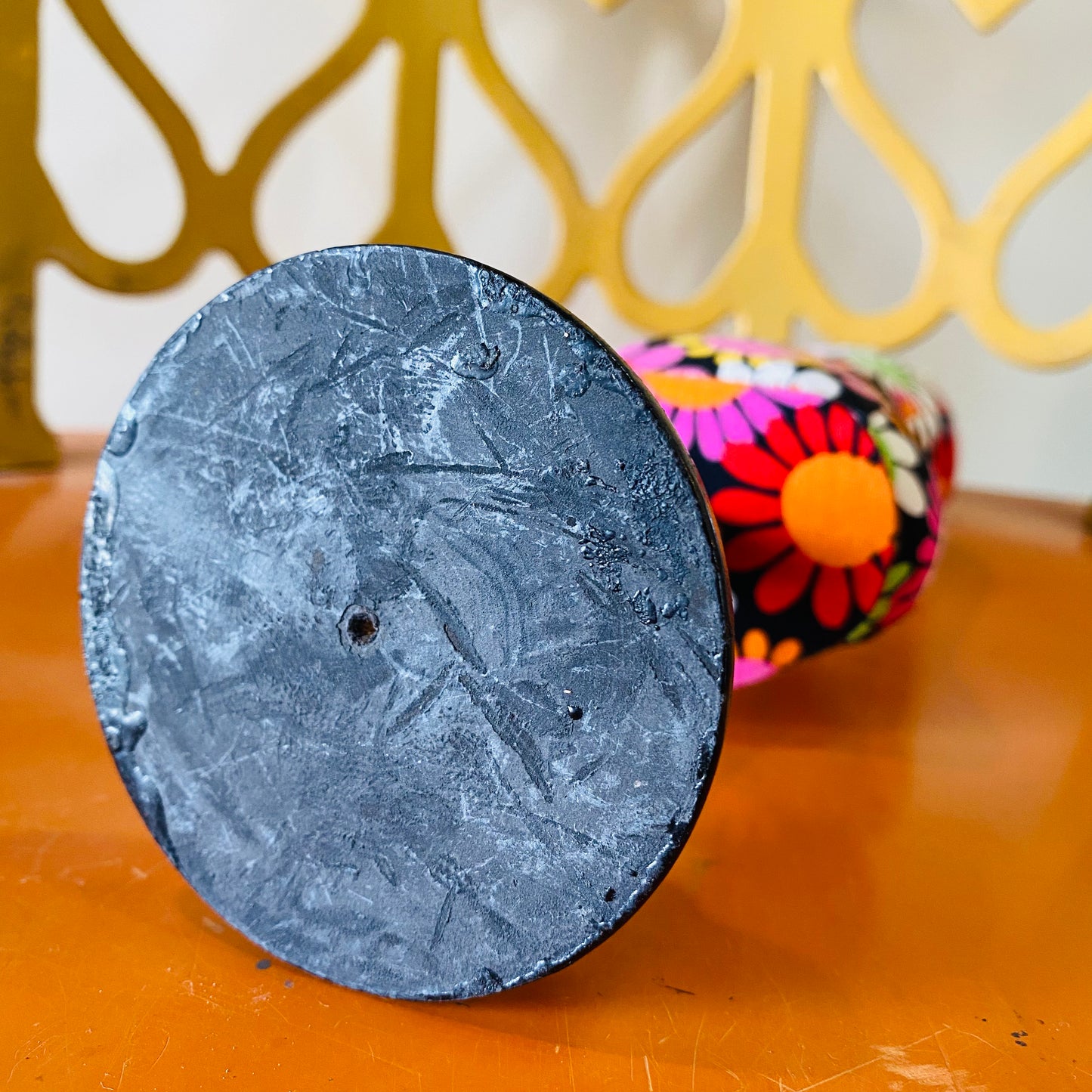 【vintage】花柄 トルソー型 ピンクッション