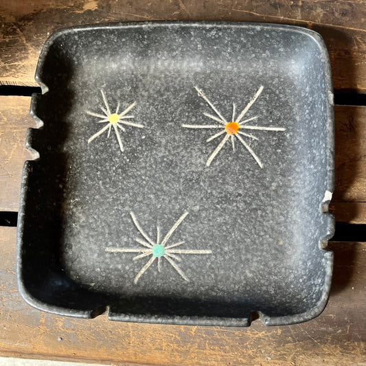 【USA vintage】大きめ陶器の灰皿