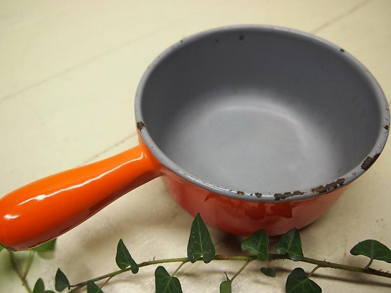 【vintage】DESCOWAREアイアン片手鍋 ベルギー ルクルーゼ