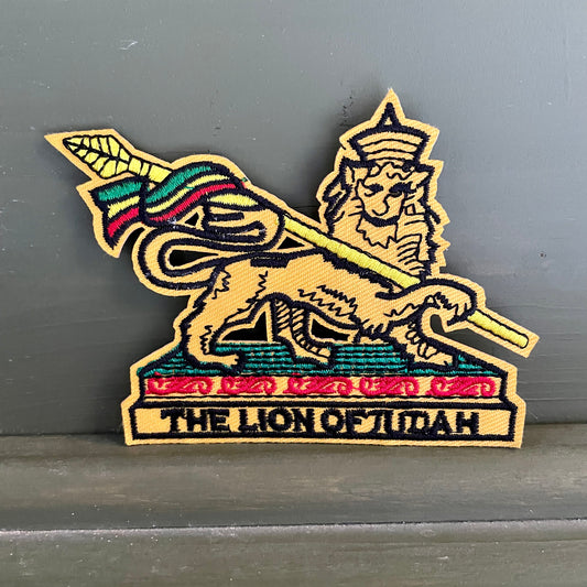 【USA vintage】ワッペン The Lion of Judah ライオン オブ ユダ