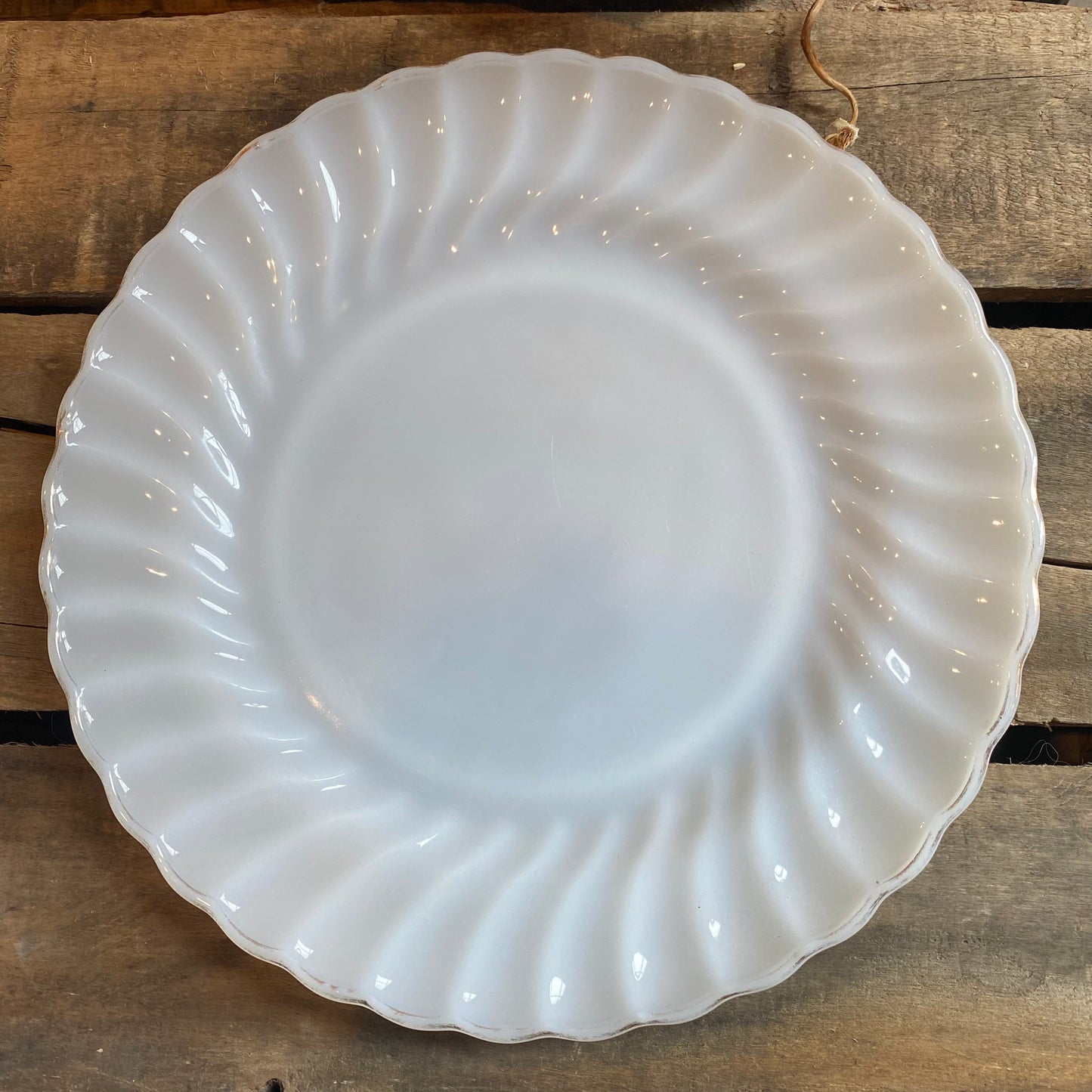 【1960s USA vintage】 FIRE KING ゴールドリム プレート①