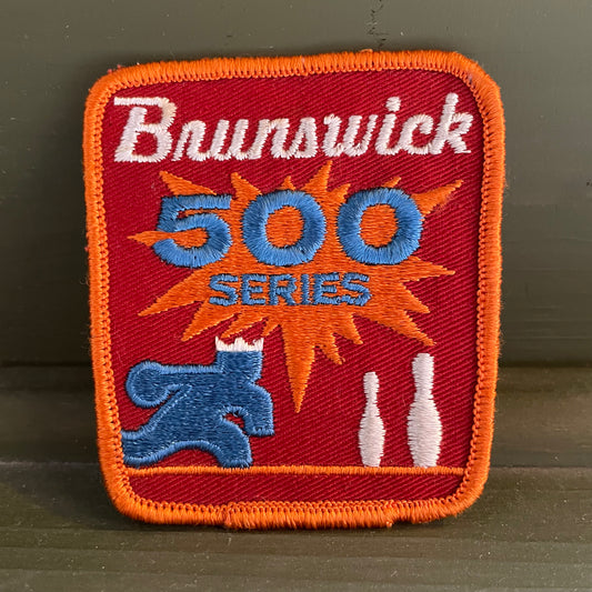 【USA vintage】ワッペン Brunswick 500 series