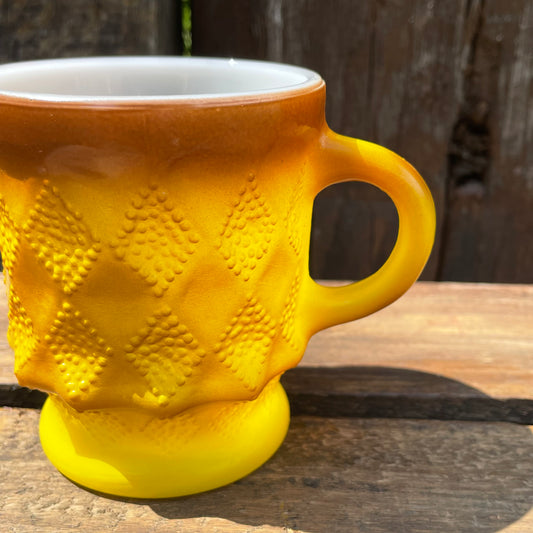 【60’s USA vintage】Fire King キンバリー (イエロー)