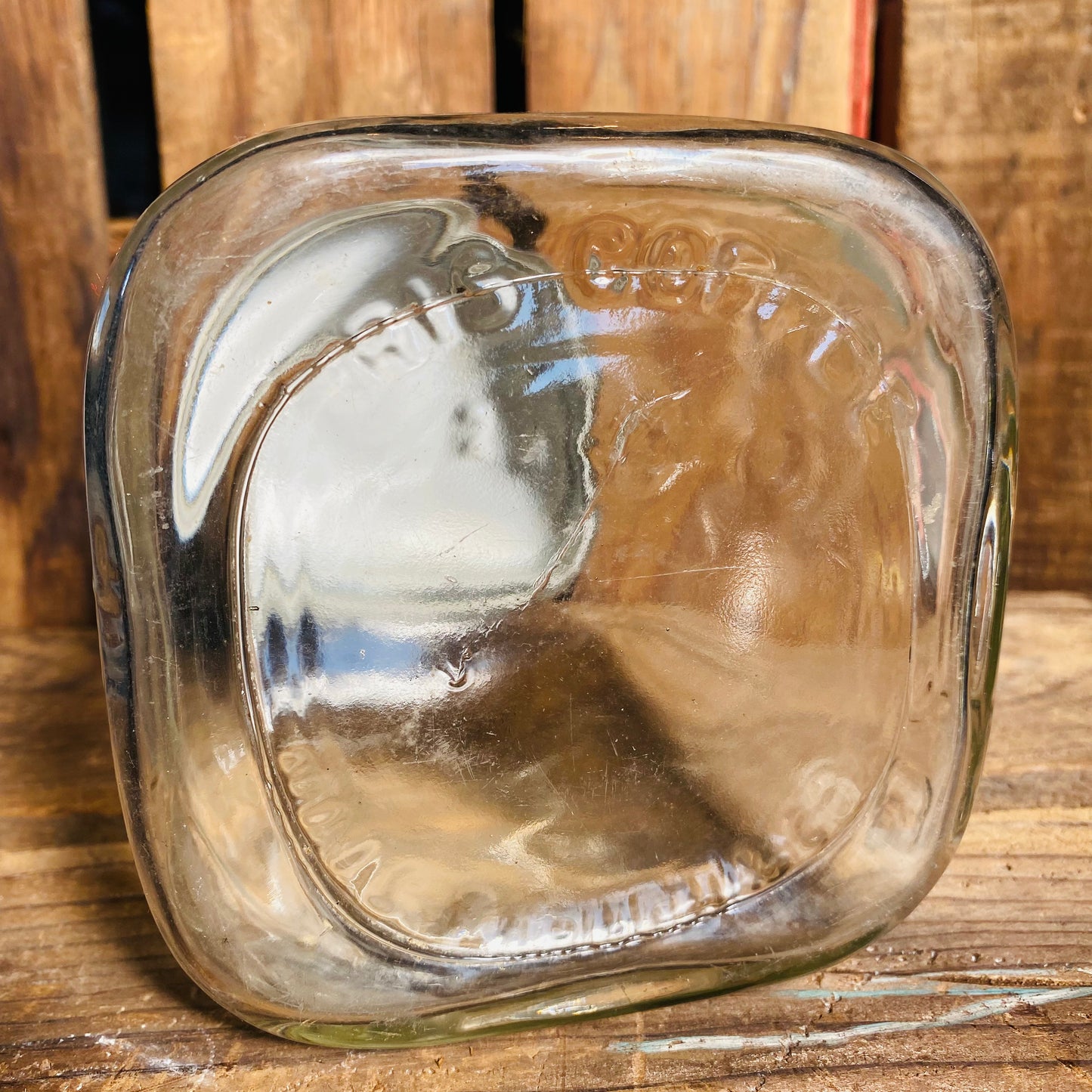 【1930s- USA vintage】IRIS COFFEE ガラスジャー②