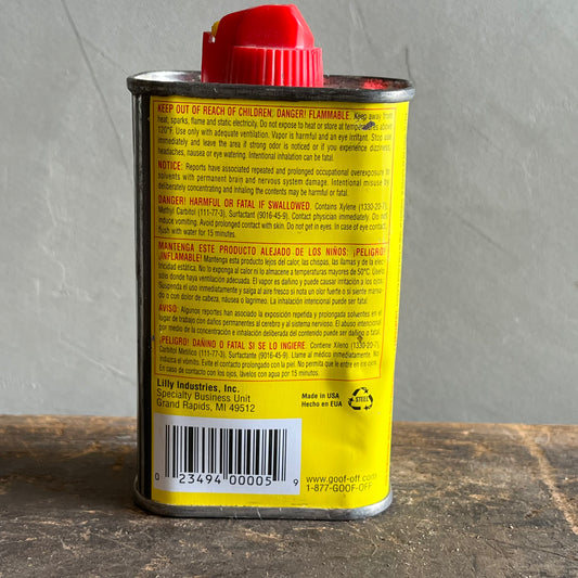 【USA vintage】GOOF OFF 缶