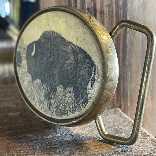 【USA vintage】 Barlow Design 真鍮 バックル