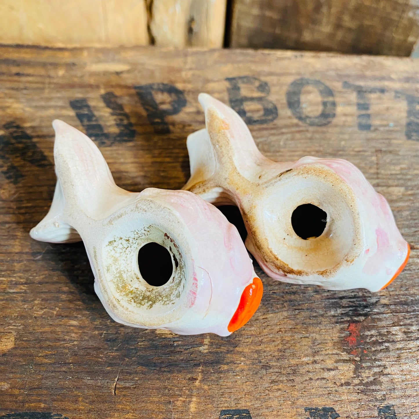 【vintage】金魚 ソルト&ペッパー セット
