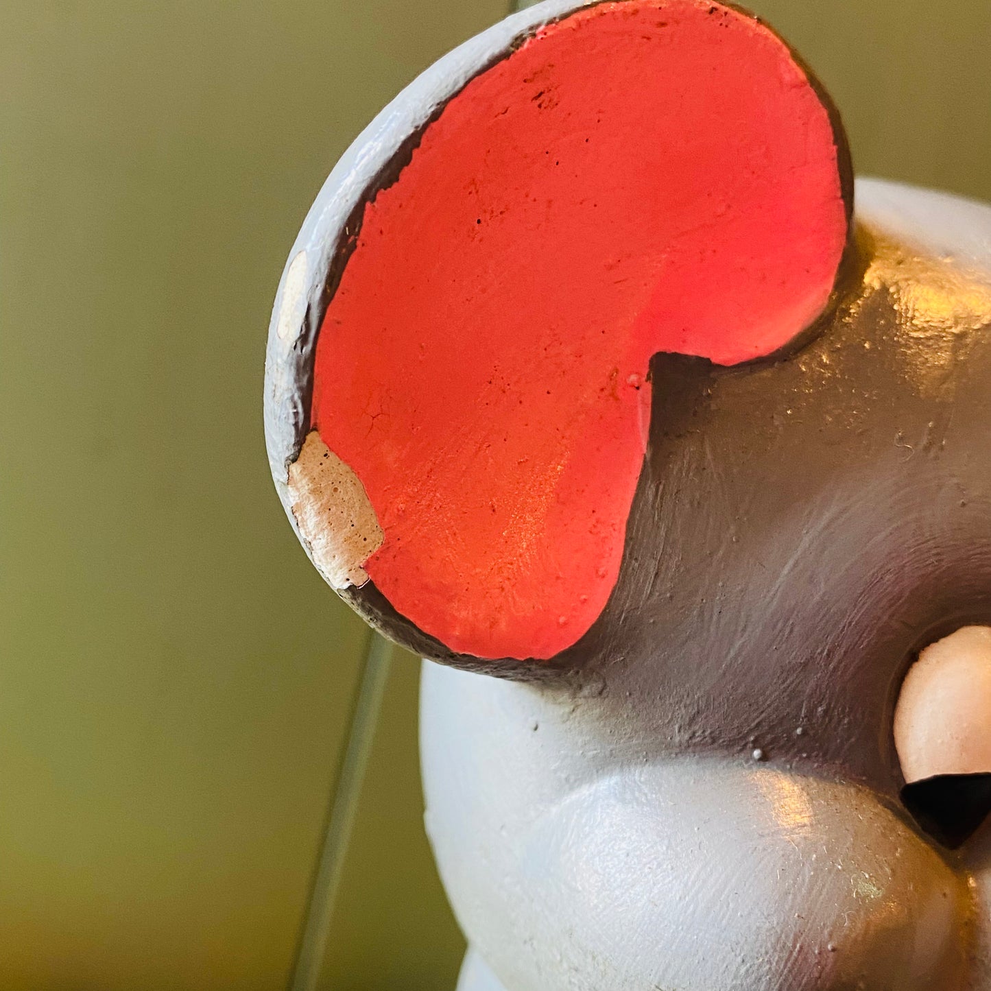 【1972 vintage】ねずみ ブックエンド 本立て 置物