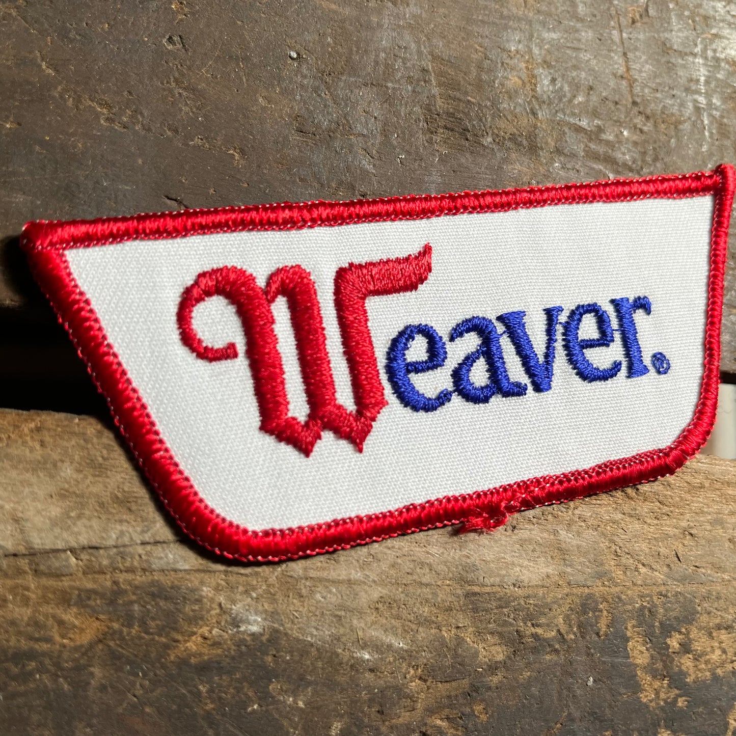 【USA vintage】ワッペン Weaver
