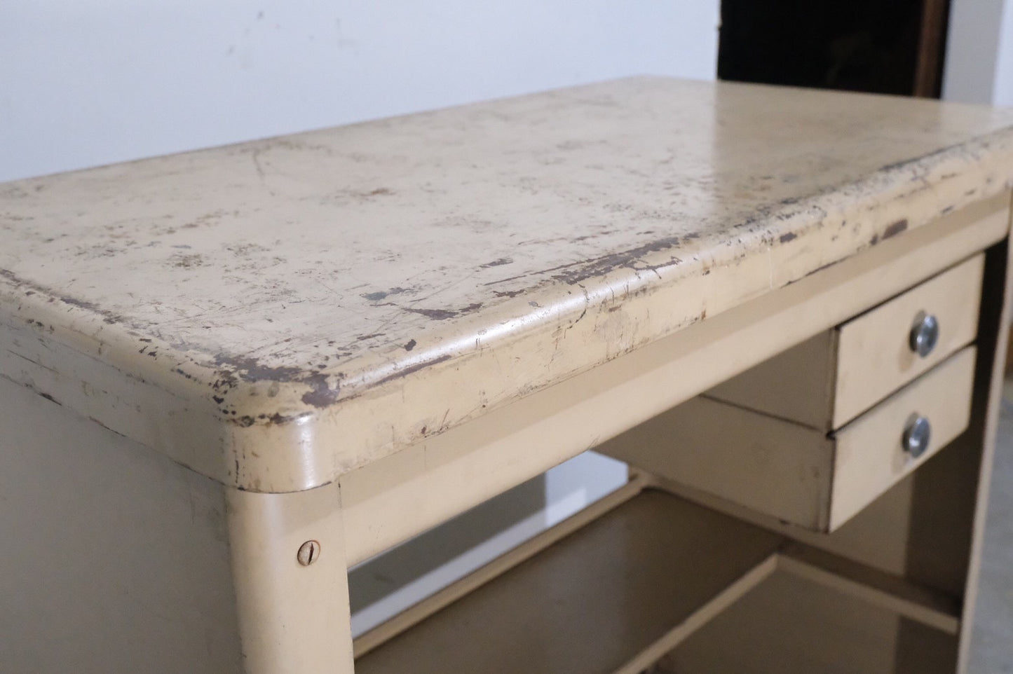 【USA vintage】ビンテージ ワークデスク ベージュ