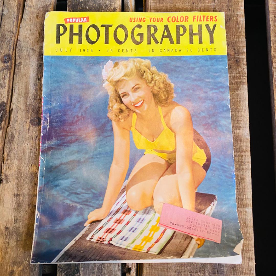 1945 USA vintage】PHOTOGRAPHY ビンテージ雑誌③ – 雑貨屋ポッポ