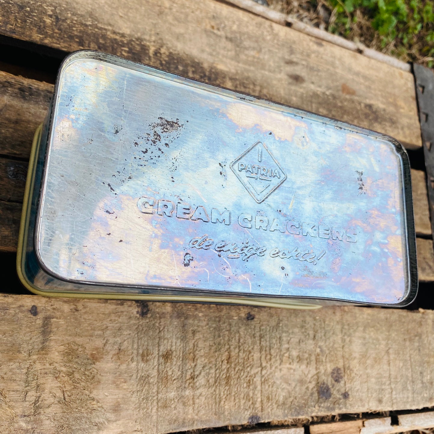 【Olanda vintage】PATRIA クリームクラッカー TIN缶