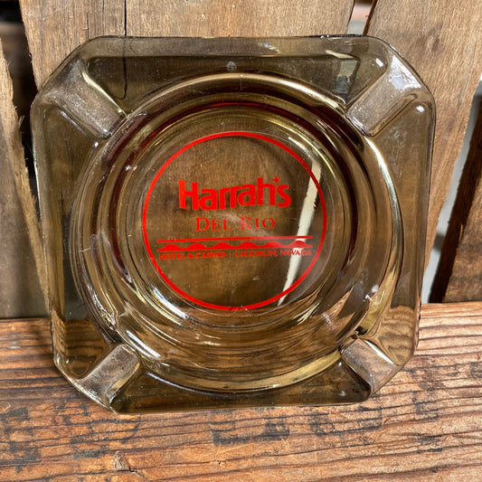 【1950s-1970s USA vintage】アドバタイジング 灰皿 Harrahs DEL RIO