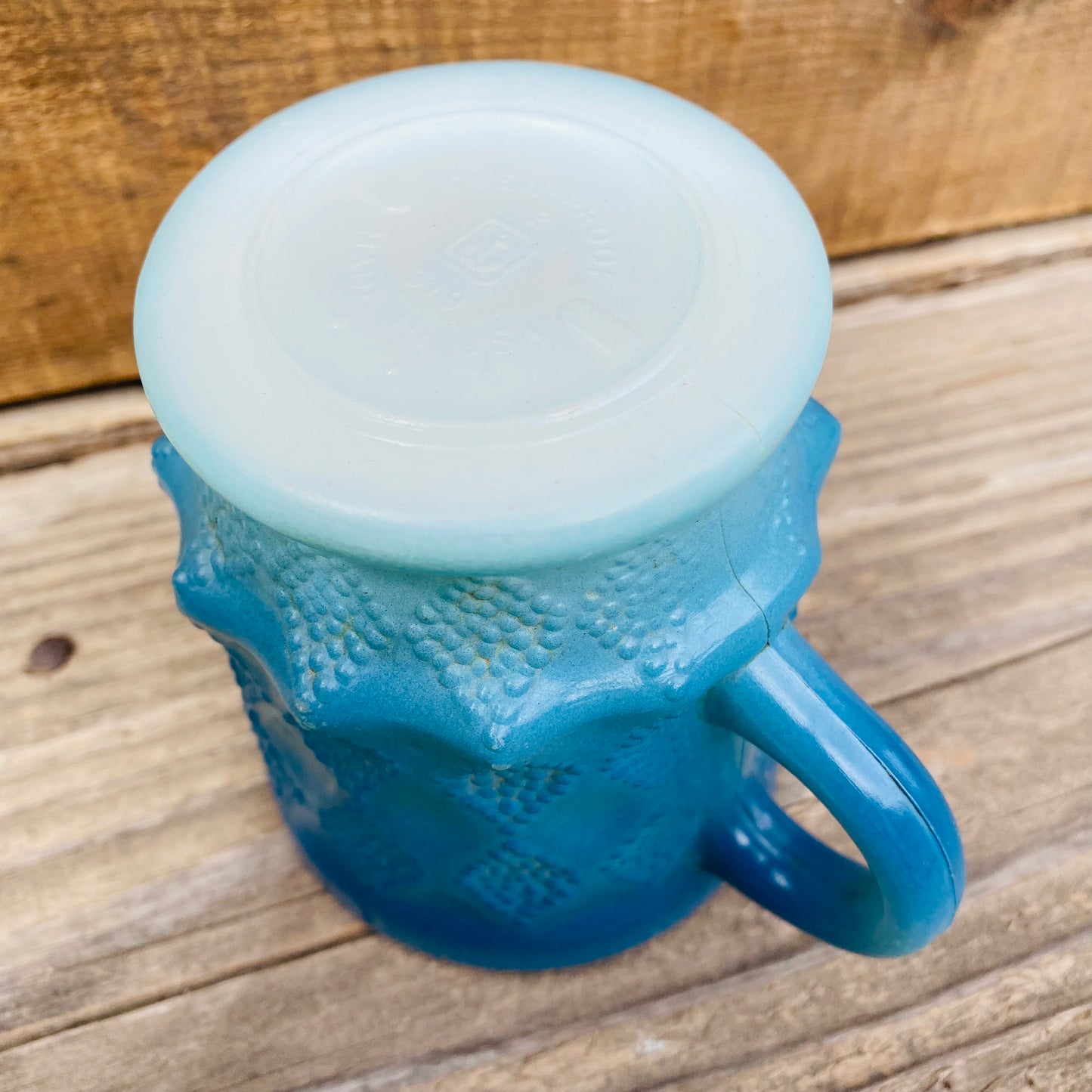 【1970s USA vintage】FIRE KING キンバリー ブルー