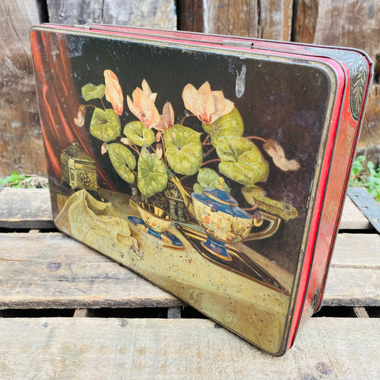 【~1950s England vintage】ビスケット TIN缶