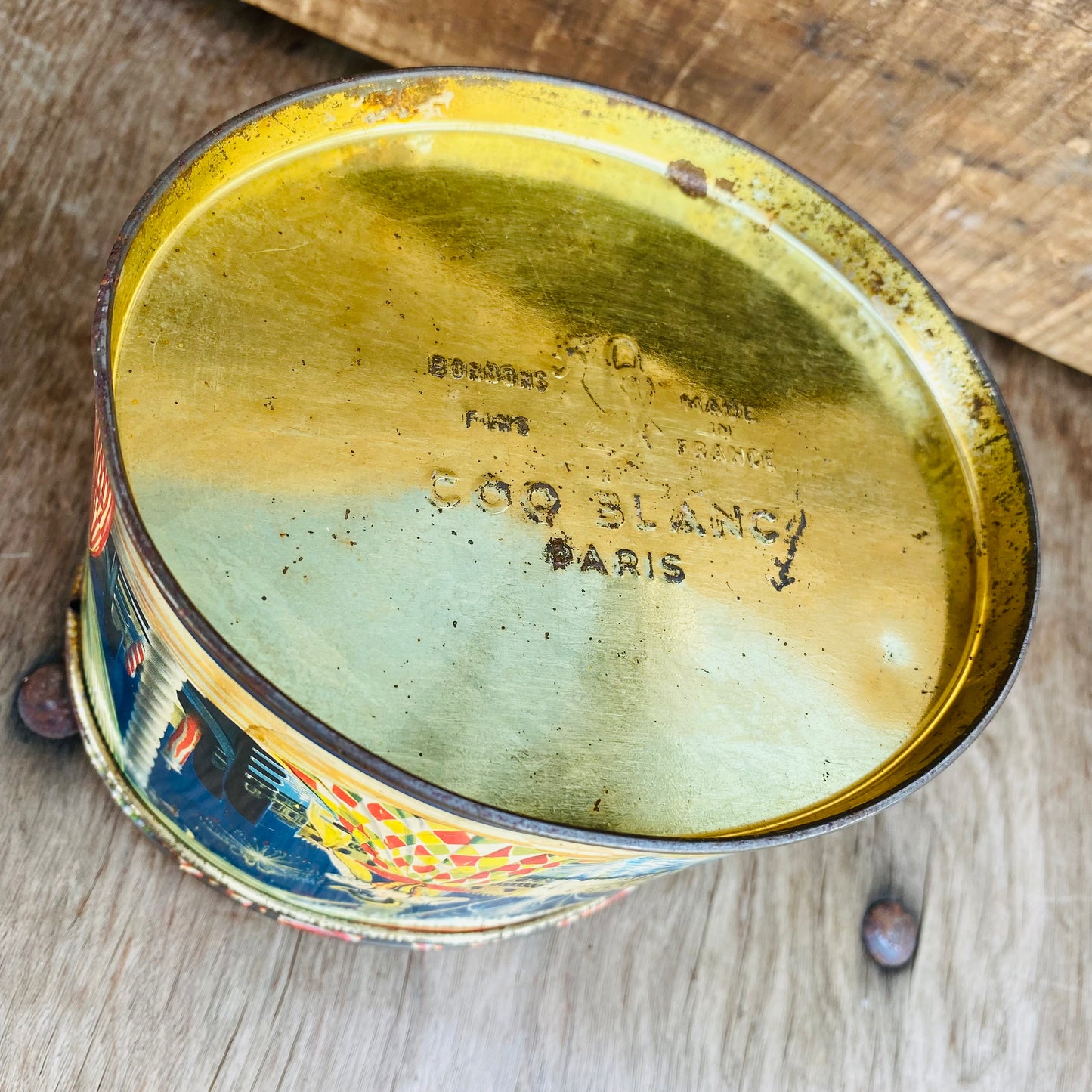 【FRANCE vintage】TIN缶 舞踏会