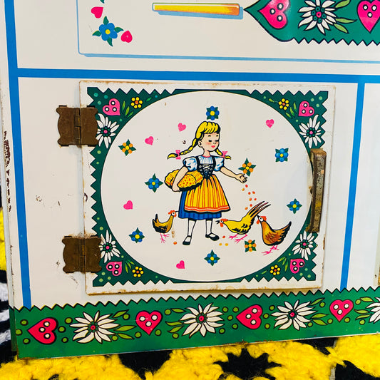 【1950s USA vintage】WOLVERINE TOYS ブリキ キッチン