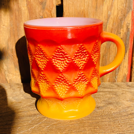 【70’s USA vintage】Fire King キンバリー (オレンジ)