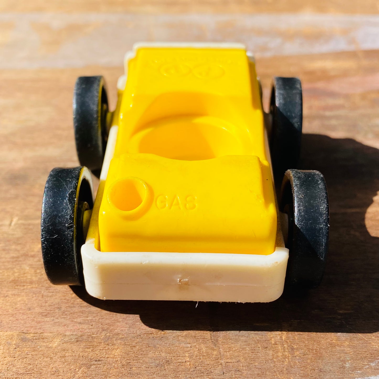 【USA vintage】Fisher-Price Toy 車 イエロー