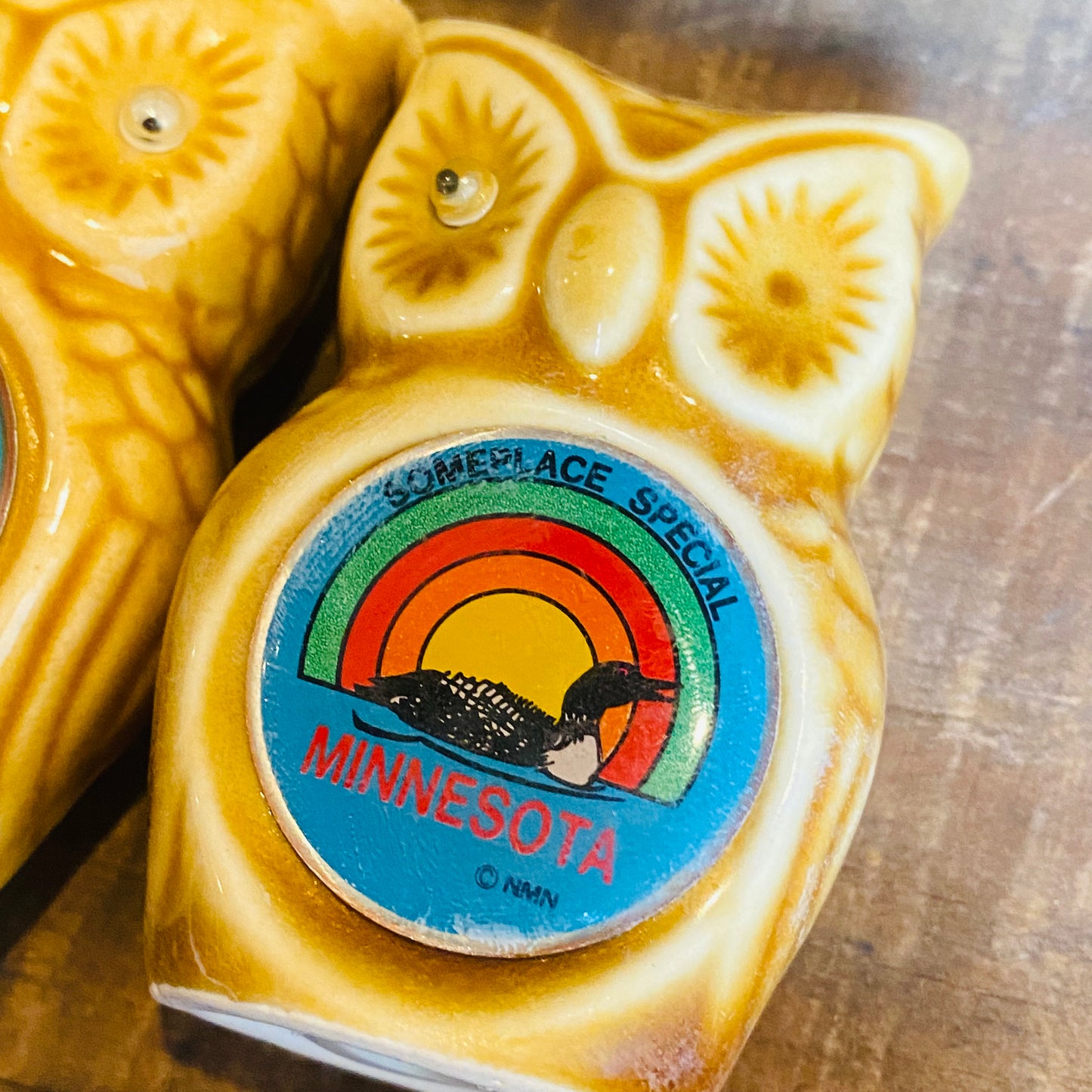 【USA vintage】ソルトアンドペッパー S&P フクロウ