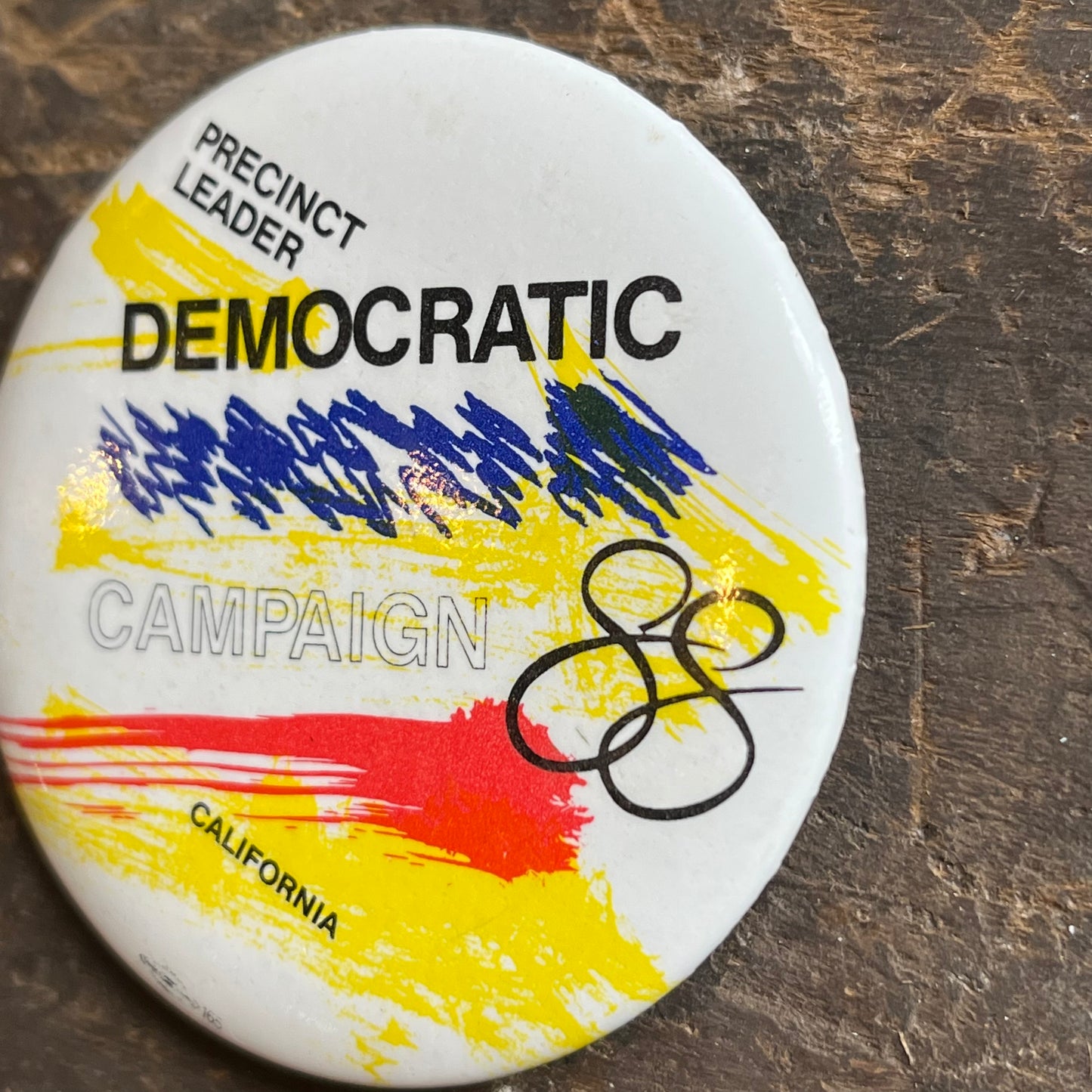 【USA vintage】缶バッジ ‘88 DEMOCRATIC CAMPAIN