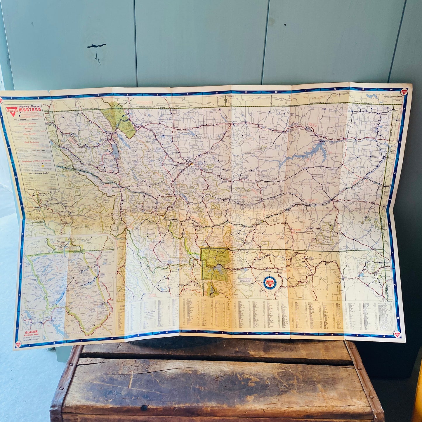 【USA vintage】road map 地図 ロードマップ①