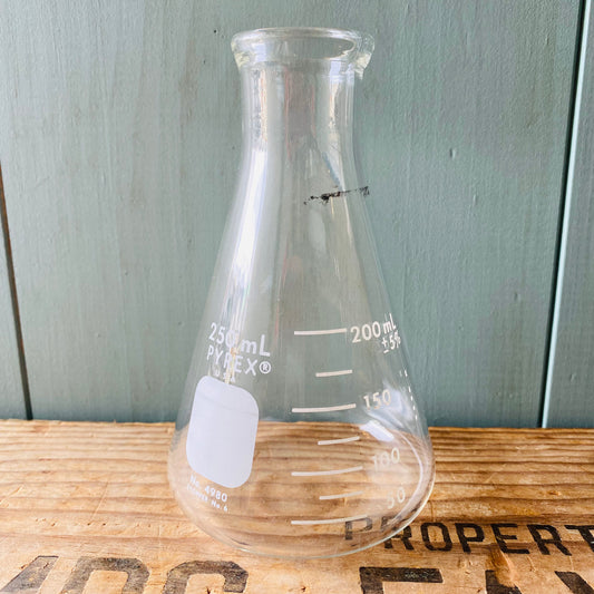 【USA vintage】PYREX frasco 三角フラスコ 瓶