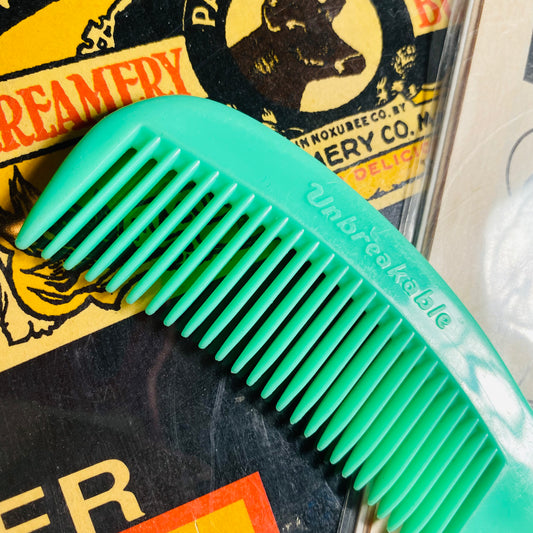 【1970s USA vintage】Unbreakable コーム グリーン