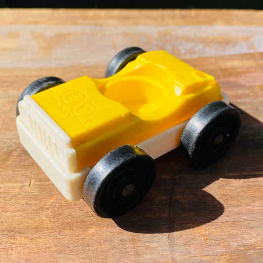 【USA vintage】Fisher-Price Toy 車 イエロー