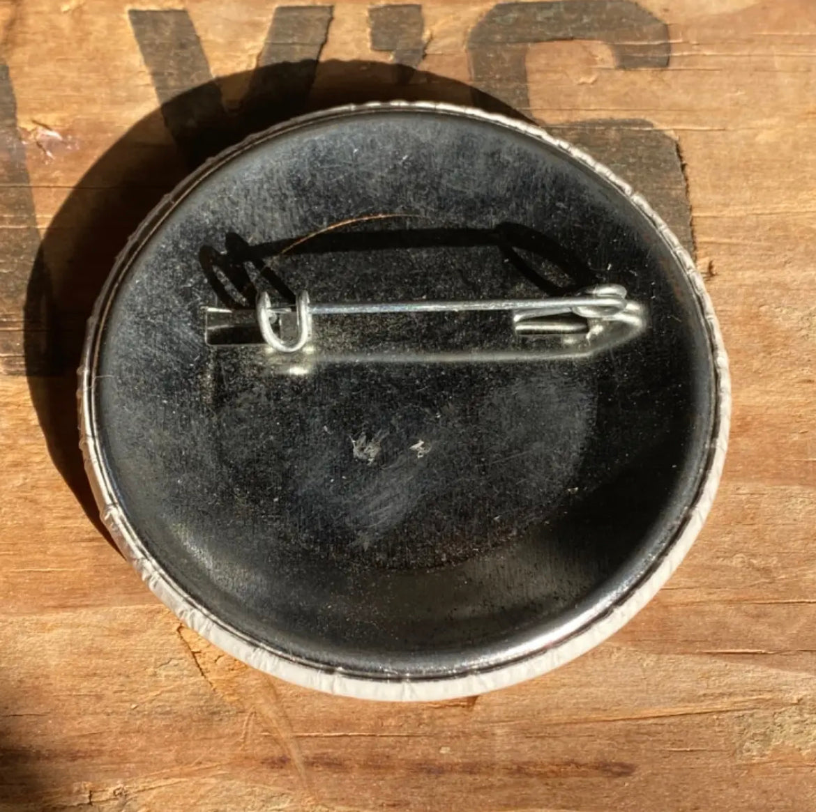 【USA vintage】缶バッジ レトロ にわとり