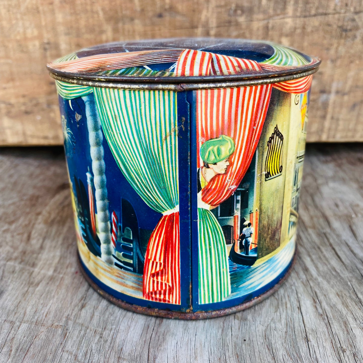 【FRANCE vintage】TIN缶 舞踏会