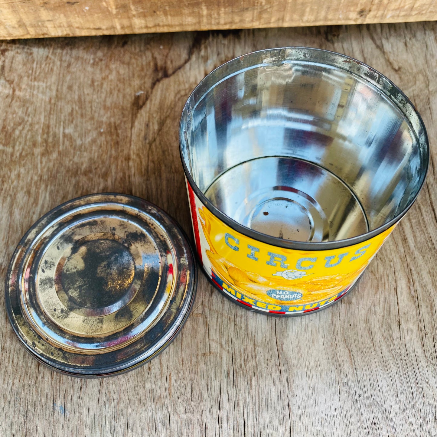 【1950s USA vintage】CIRCUS TIN缶