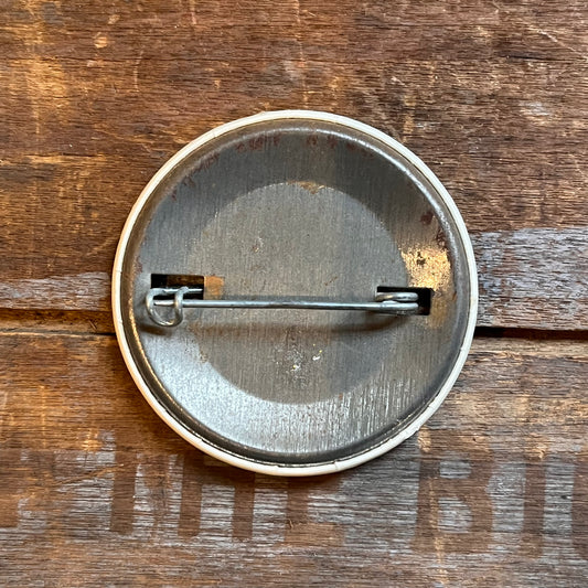 【USA vintage】缶バッジ 1988年大統領選挙キャンペーン デュカキス(白)