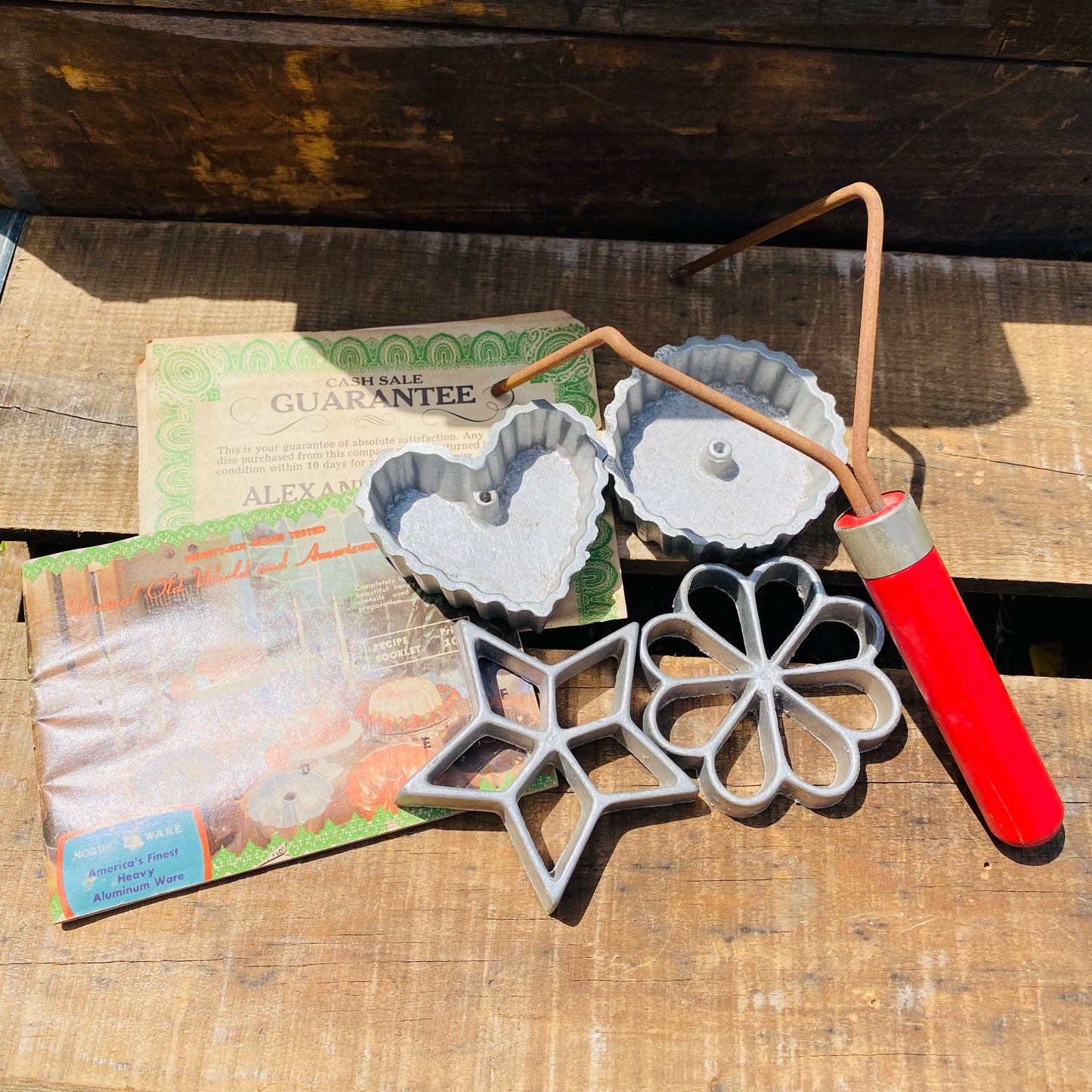 【USA vintage】NORDIC WARE ロゼットアイロン クッキー型