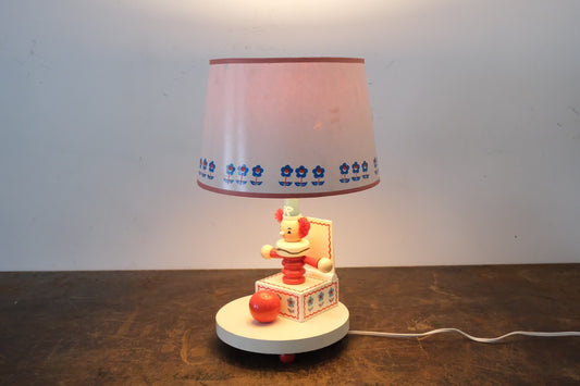 【1976年 USA vintage】Nursery ナイトランプ デスクランプ オルゴール付き