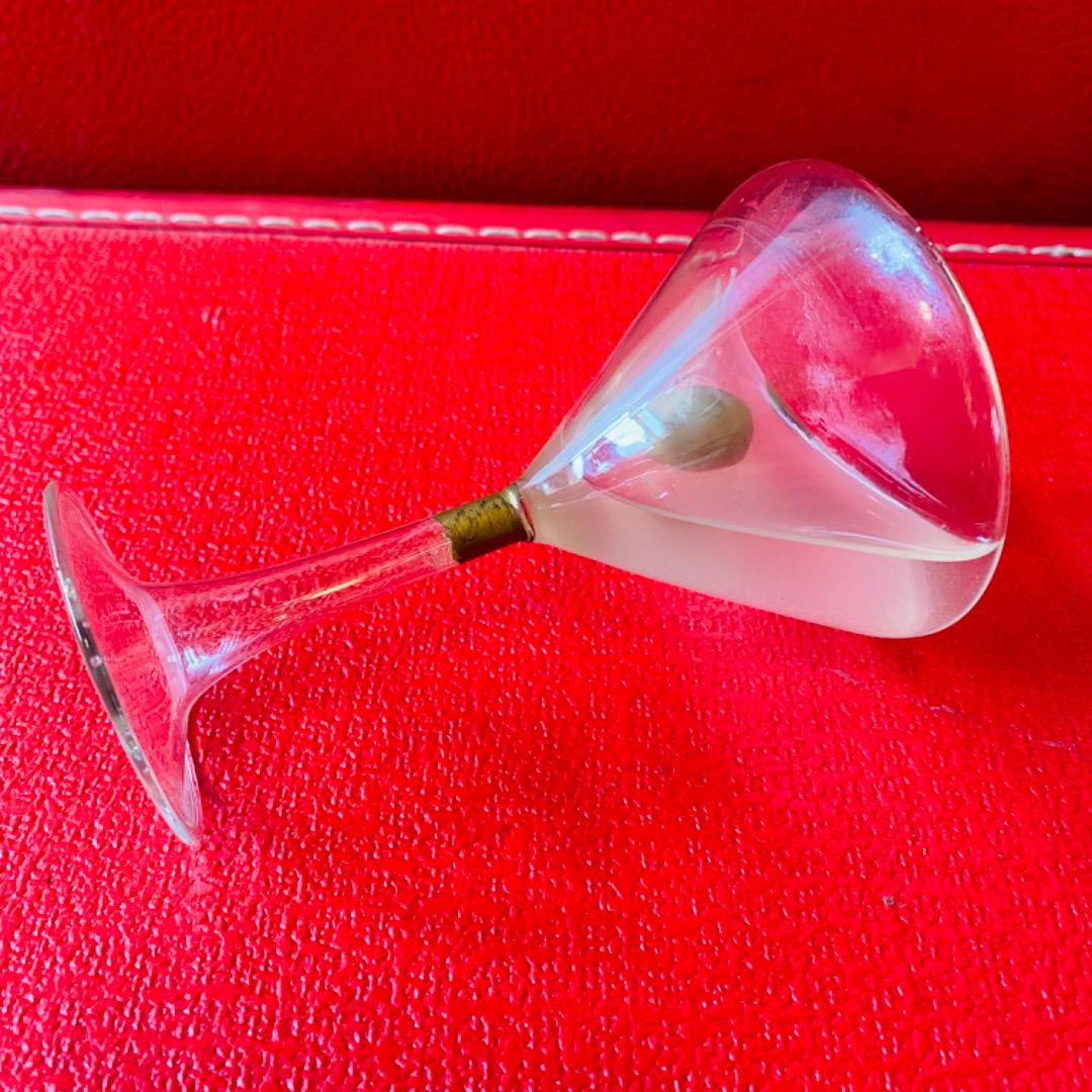 【 1950s-1960s USA vintage】パーティグッズ トリックマティーニグラス