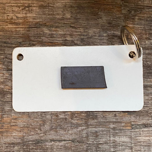 【1980s USA vintage】ネームプレートキーホルダーVICTORIA