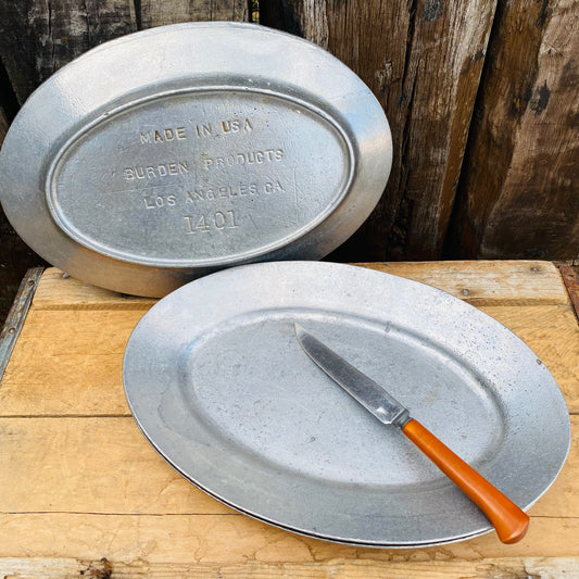 【USA vintage】BURDEN PRODUCTS オーバルプレート