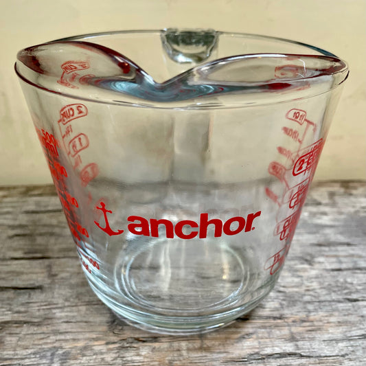【USA vintage】Anchor Hocking メジャーカップ 500ml