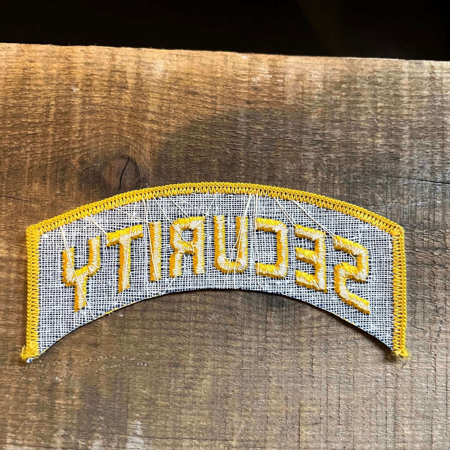 【USA vintage】ワッペン SECURITY