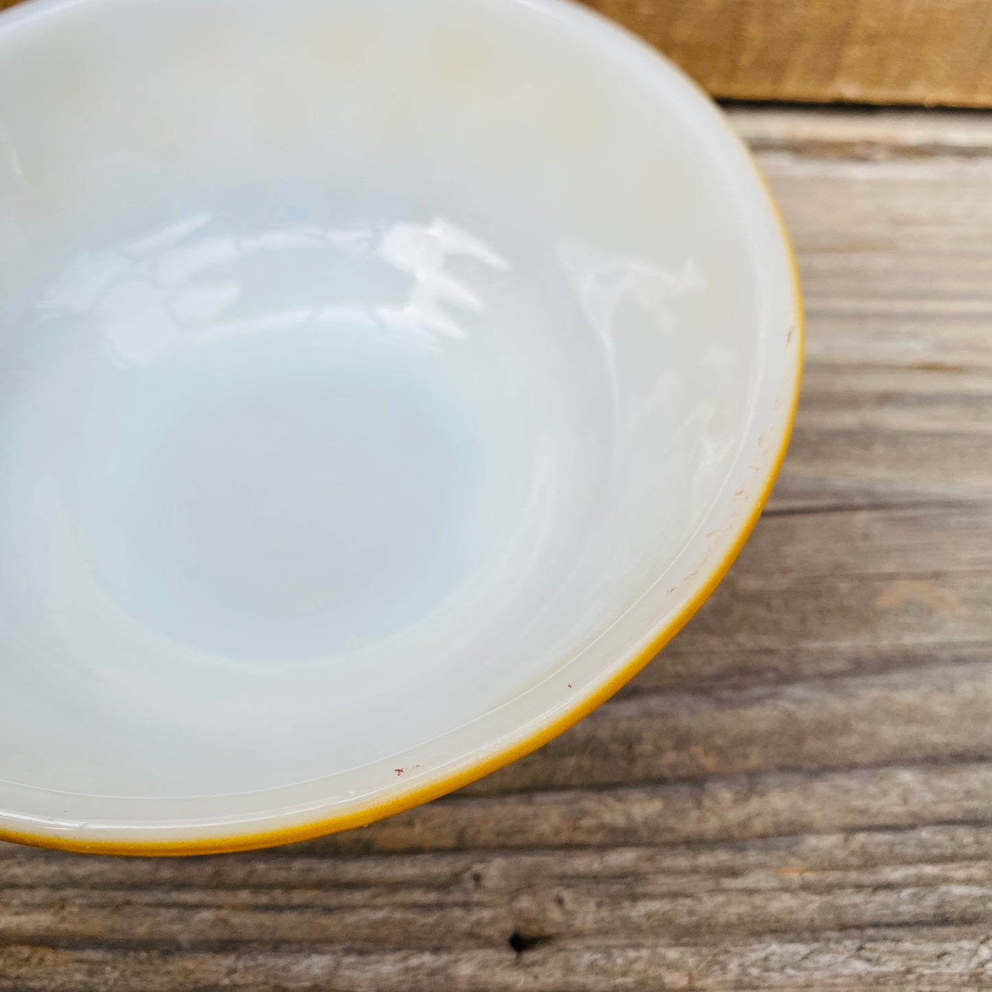 【1960s USA vintage】FIRE KING キンバリー ボウル イエロー