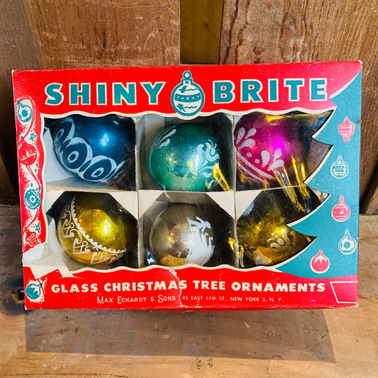 【1950s USA vintage】SHINY BRITE オーナメントセット