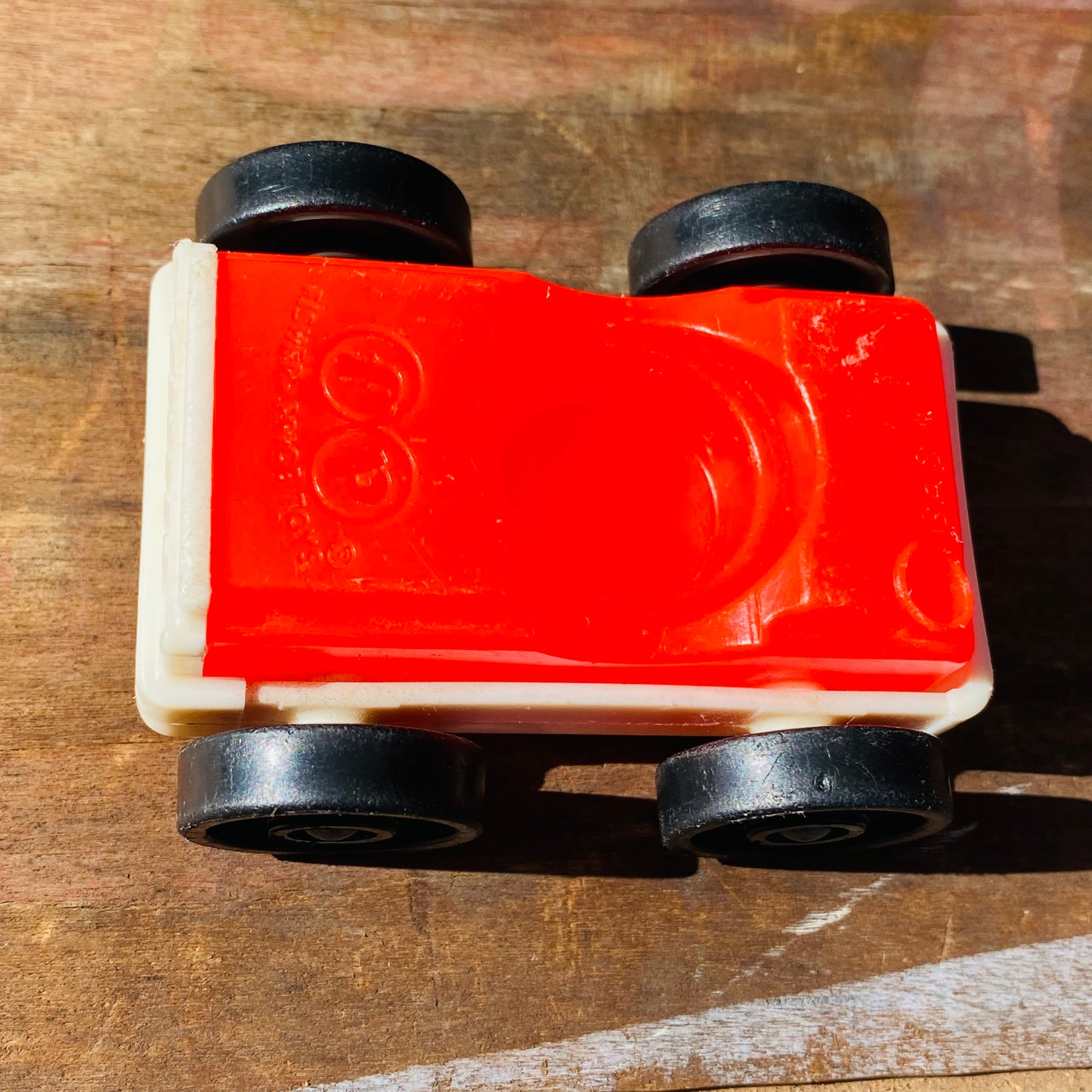 【USA vintage】Fisher-Price Toy 車 レッド