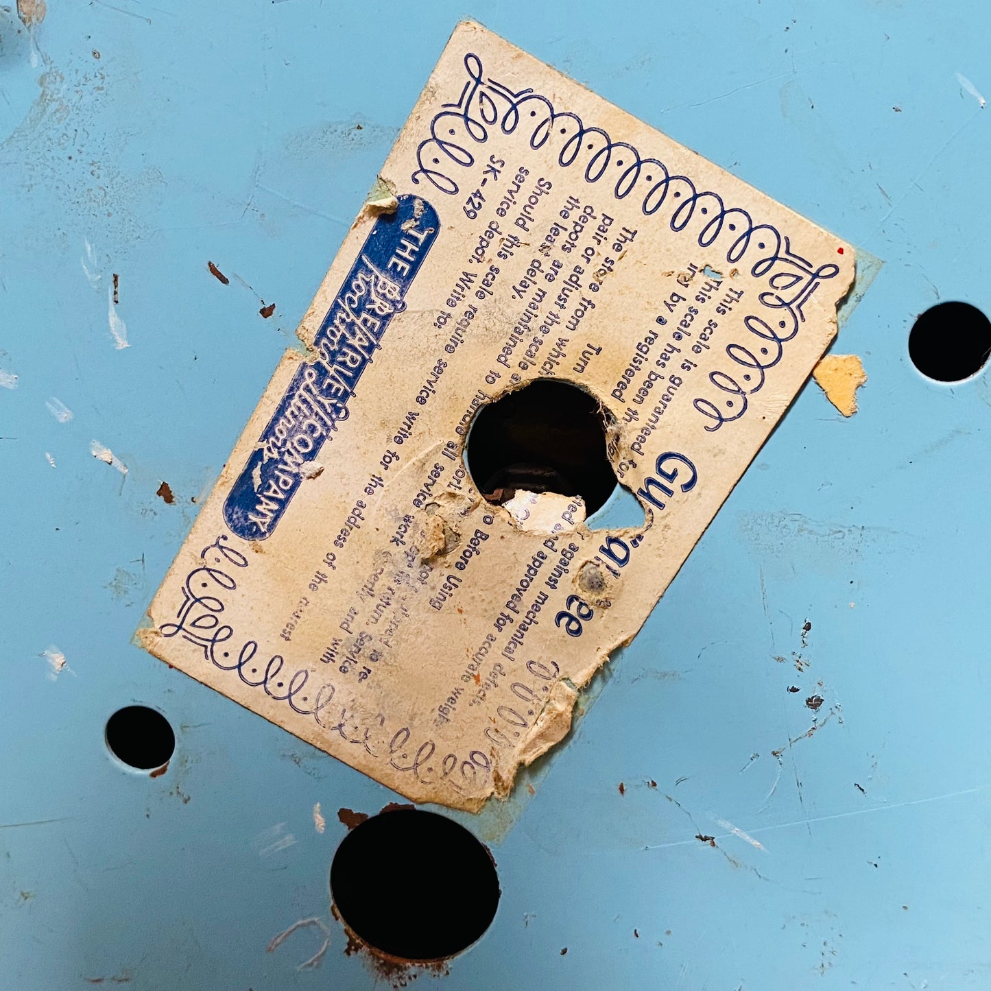 【1950s USA vintage】ベビースケール アイアン