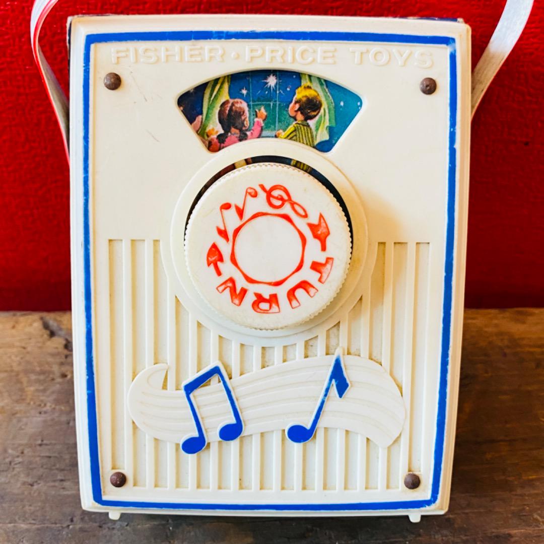 【1964 USA vintage】フィッシャープライス ラジオ型オルゴール