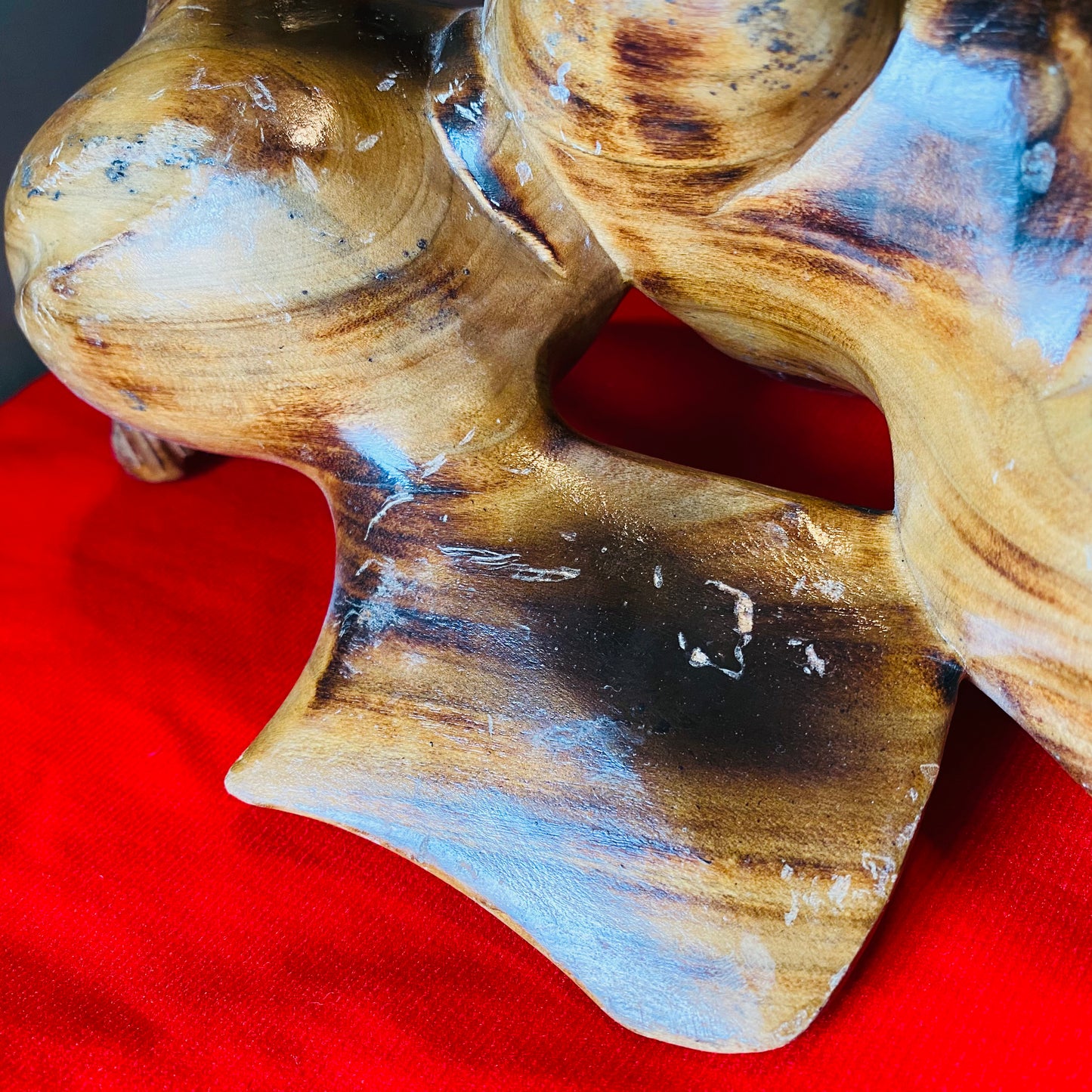 【vintage】wood Dumbo 木彫りのダンボ 象